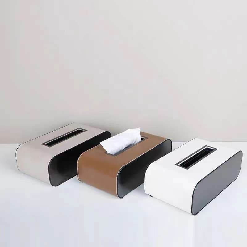 ティッシュケース 洗練スリム木製ティッシュボックス
