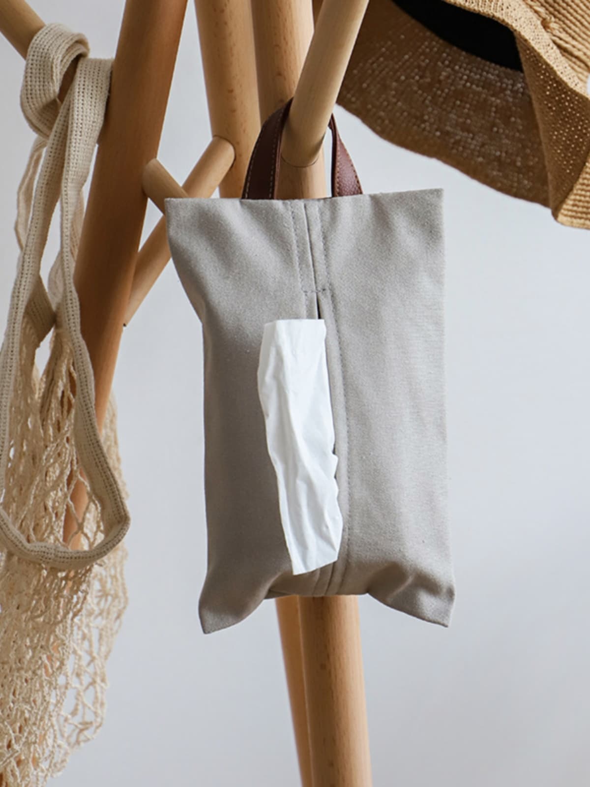 ティッシュケース ナチュラル風 携帯ティッシュポーチ