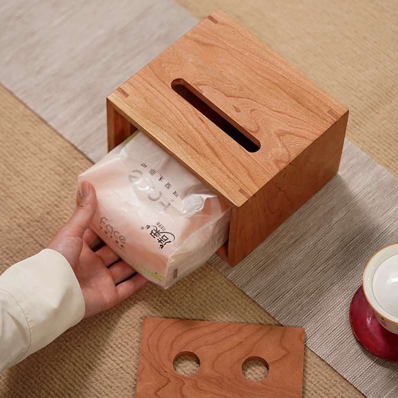 ティッシュケース 和風モダン ティッシュボックス