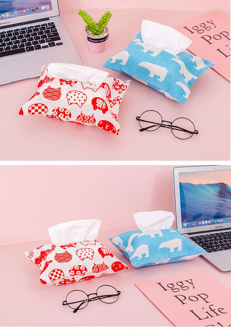 北国と幻想動物のティッシュケース