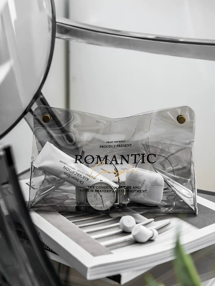 ティッシュケース　残量が分かるクリアティッシュケース