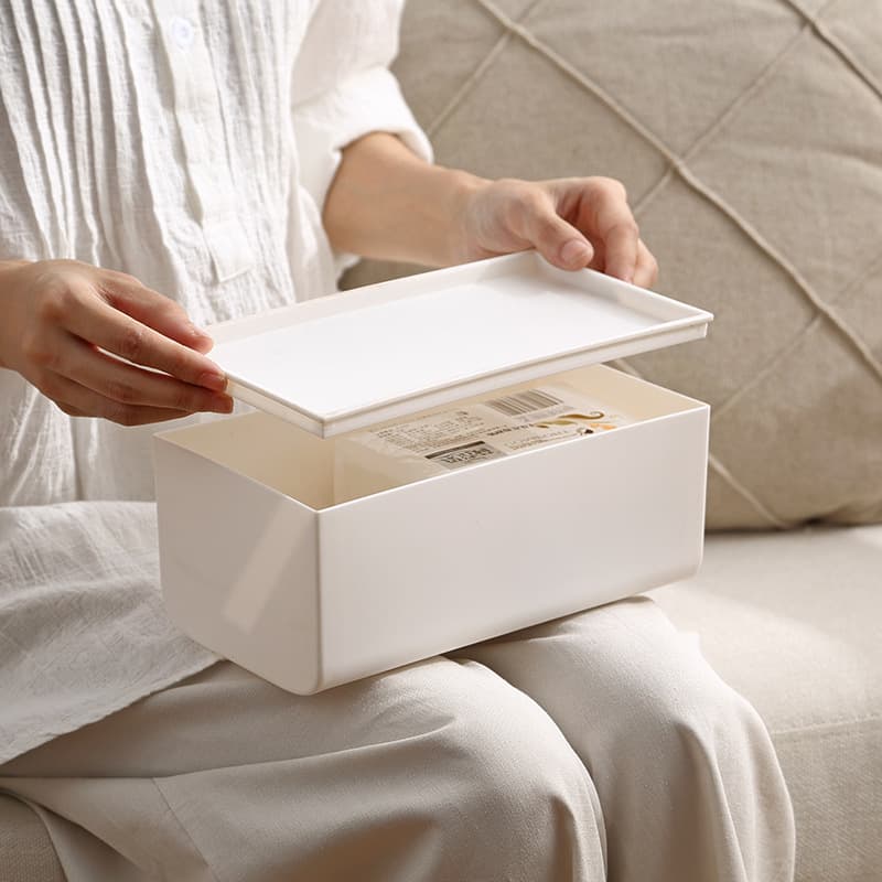 ティッシュケース プラスチックシンプル・かわいいティッシュボックス