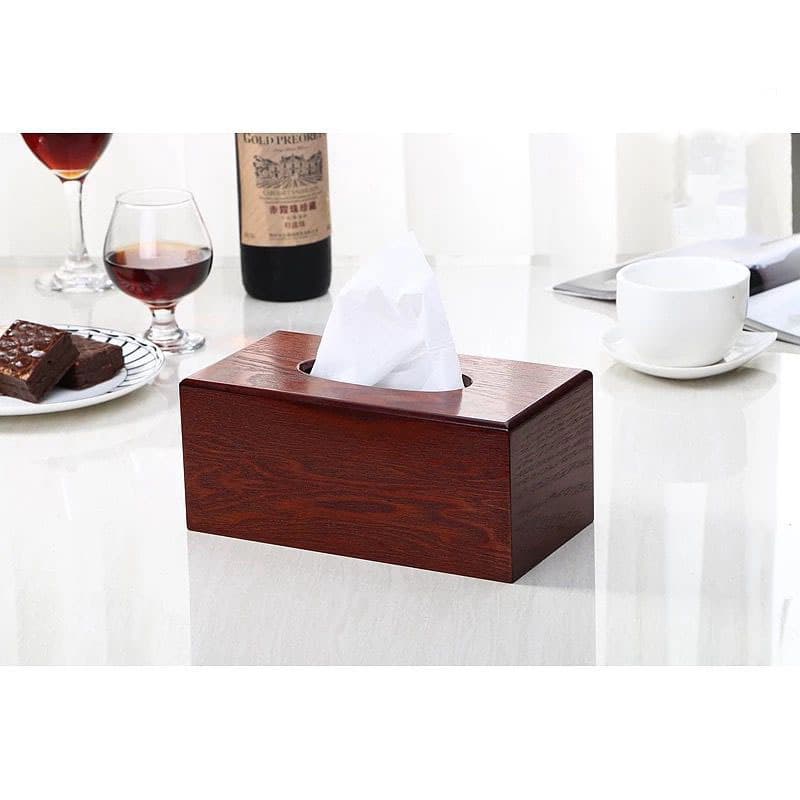 ティッシュケース 木製シンプル和風モダンティッシュカバーケース