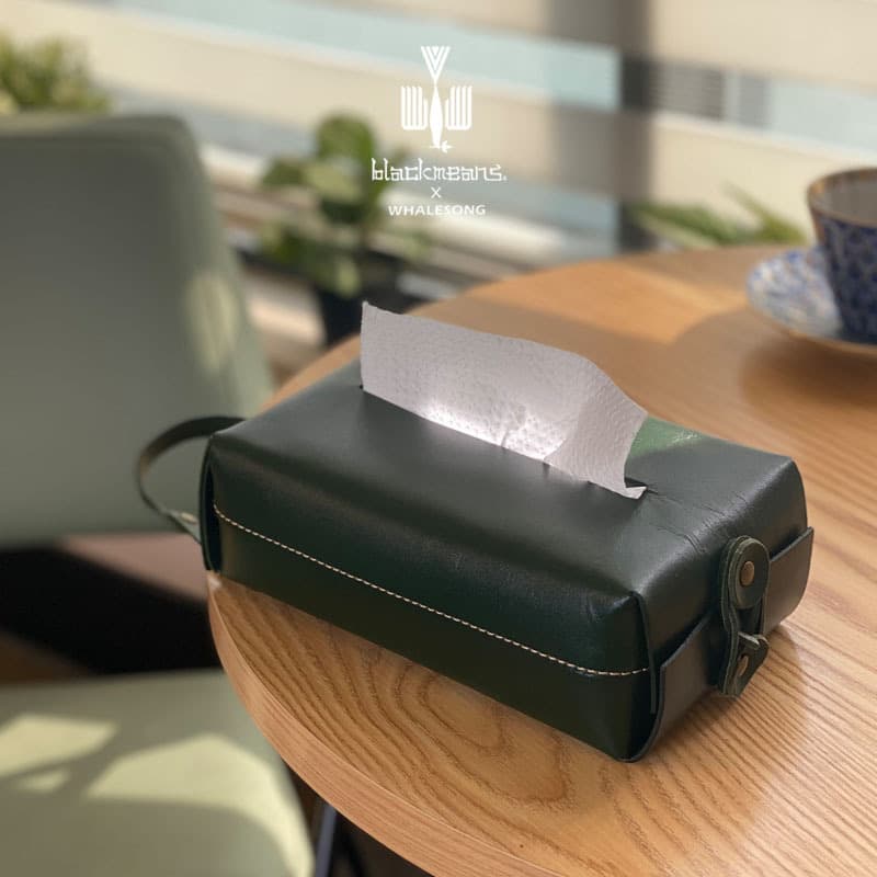 ティッシュケース 上質な革のティッシュボックス