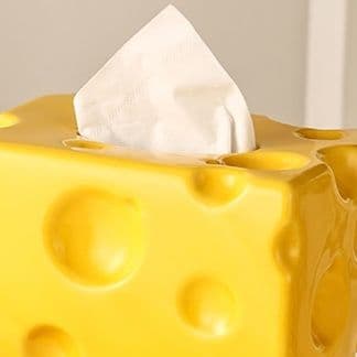 ティッシュケース チーズ風うさぎ添えティッシュボックス