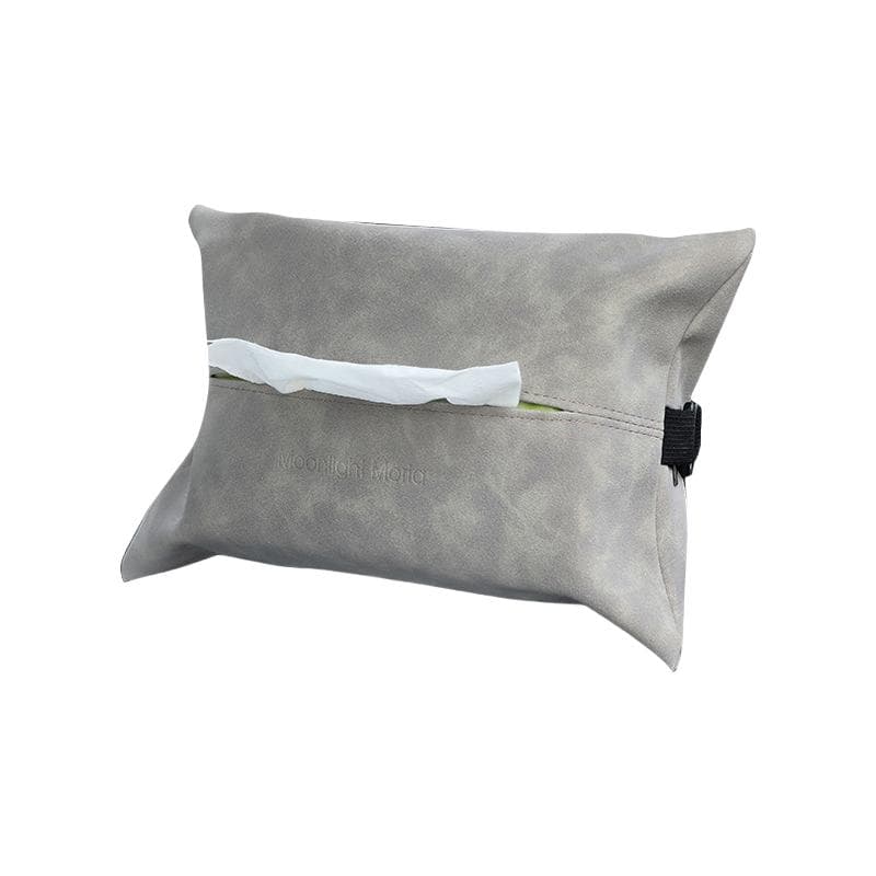 ティッシュケース 吊り下げれる高級車用レザーティッシュホルダー