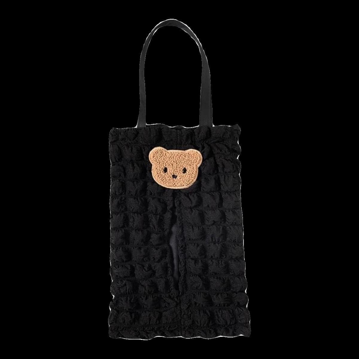 ティッシュケース もこもこクマさんティッシュカバー