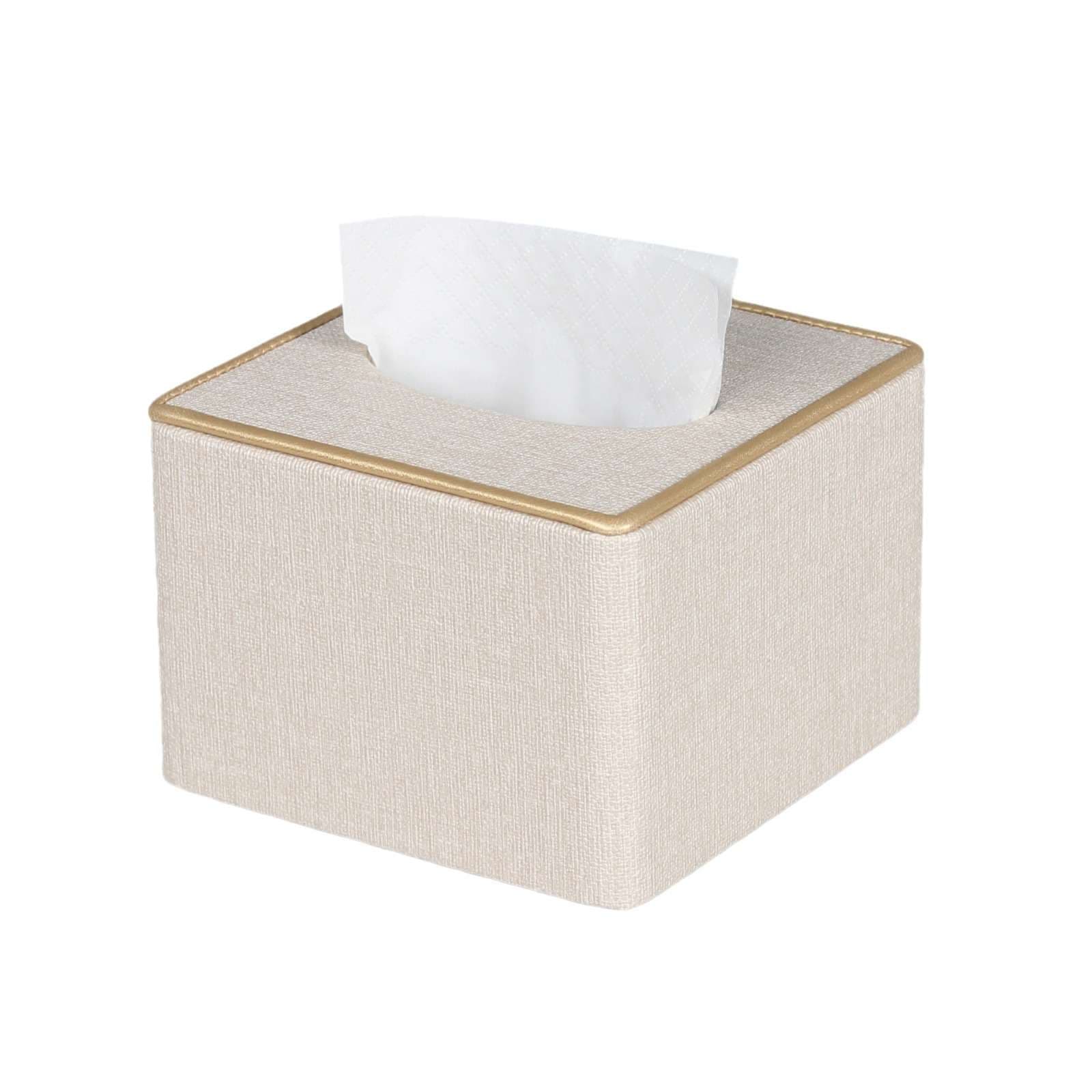 ティッシュケース 上質レザー調ティッシュボックス