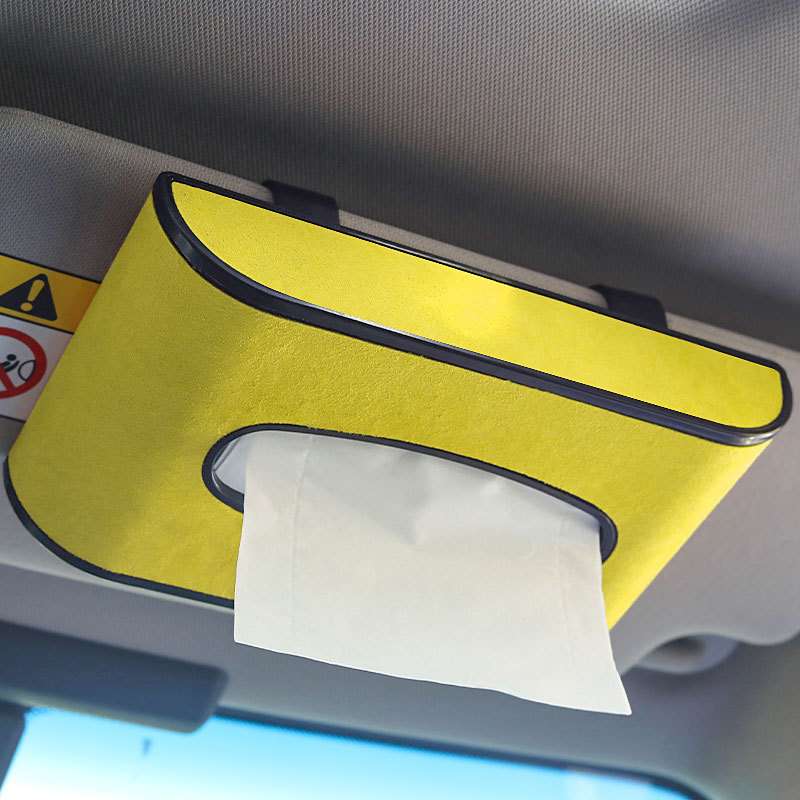 ティッシュケース　高級感漂う車内用ティッシュケース