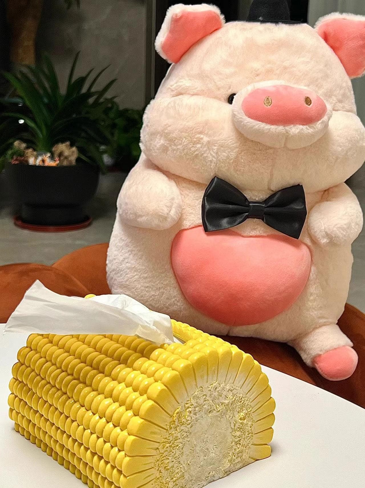 ティッシュケース とうもろこしのティッシュボックス