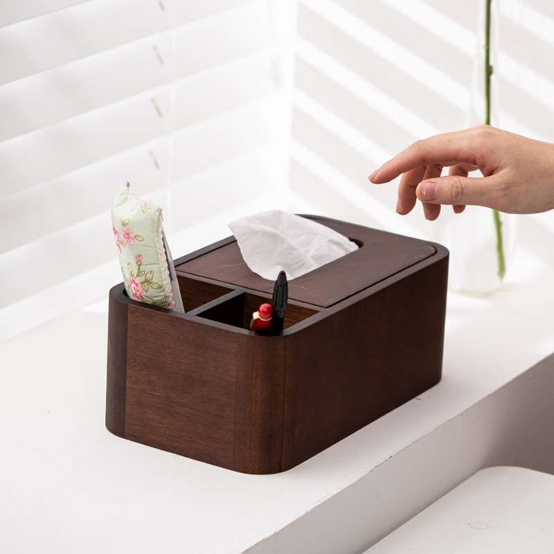 天然木のマルチティッシュケース