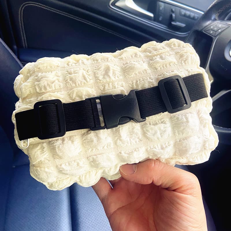 ティッシュケース 布 レース刺繍車載用ティッシュケース