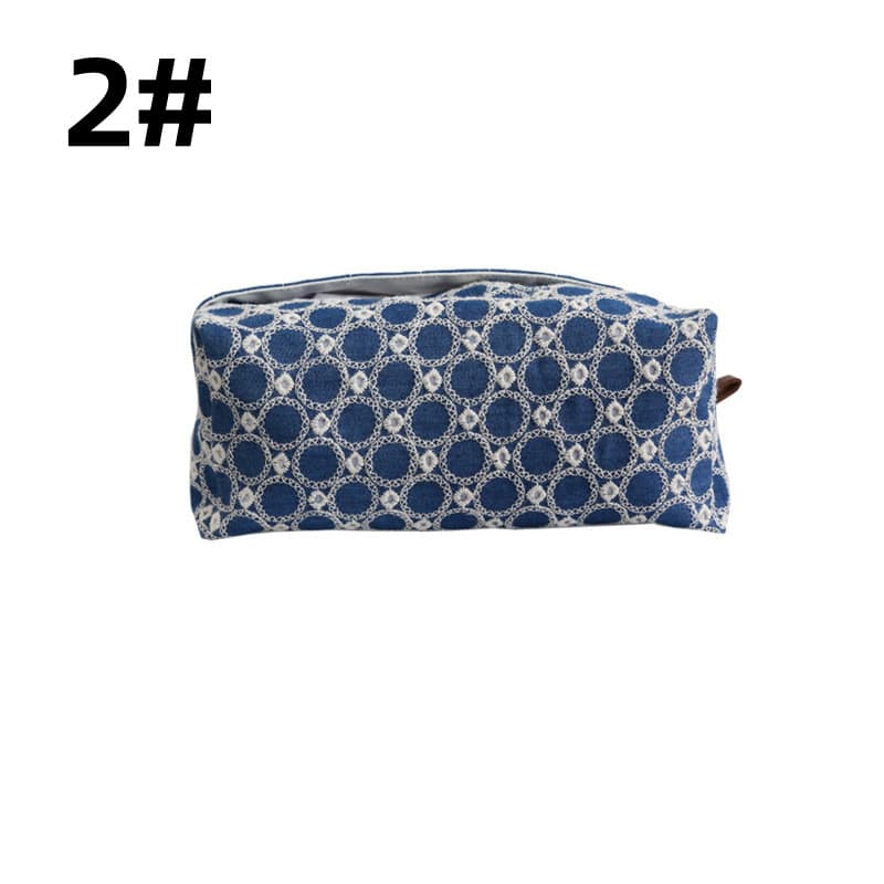 フェルト製チェック柄ティッシュケース吊り下げ式カバー