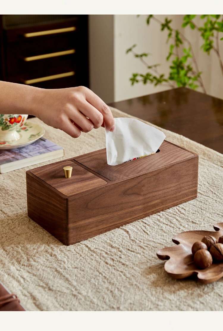 ティッシュケース 和風オーガナイザーボックス