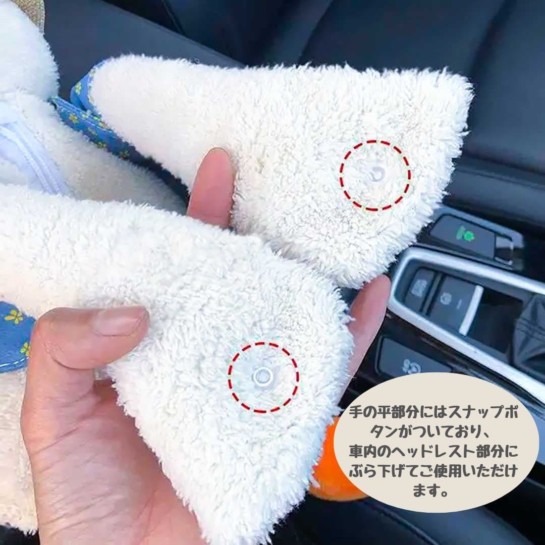 車用アヒルちゃん布製ティッシュケース吊り下げ