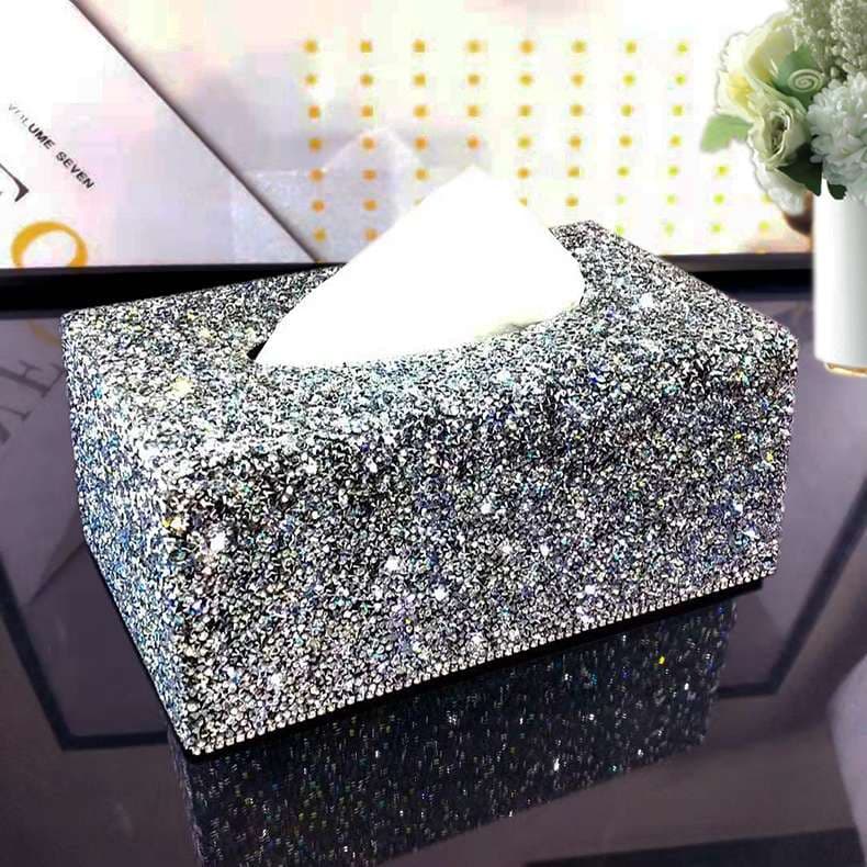 ティッシュケース 煌めく宝石箱風ティッシュカバー