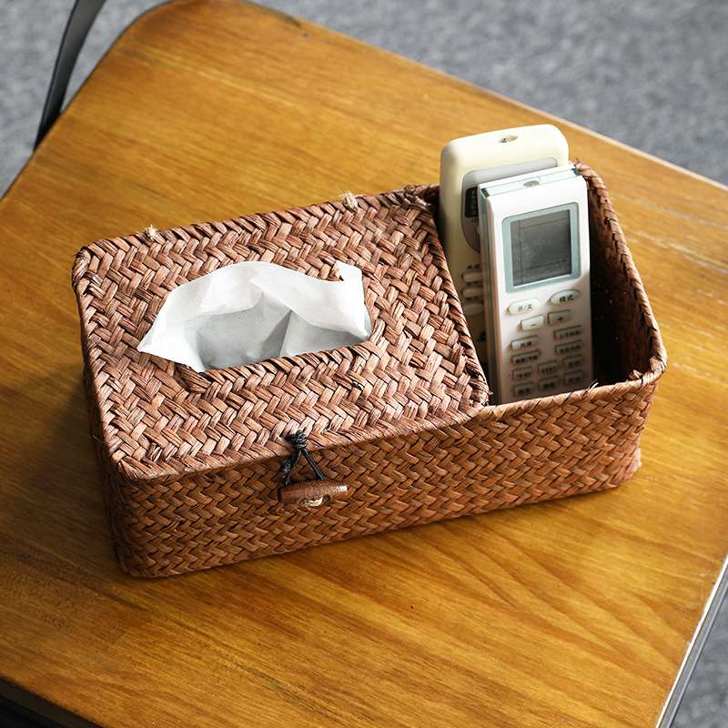 ティッシュケース 籐マルチティッシュボックス