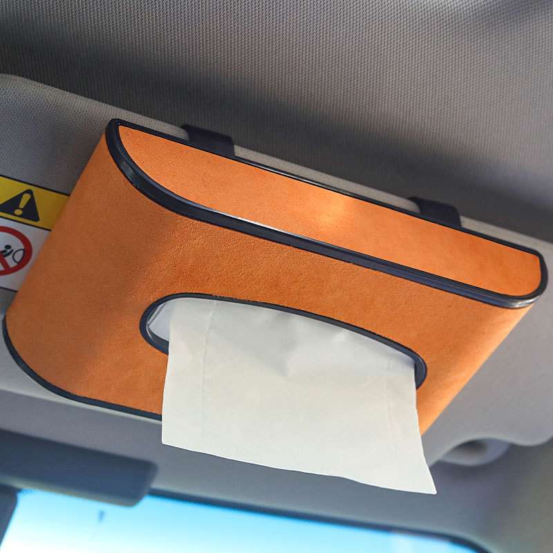 ティッシュケース　高級感漂う車内用ティッシュケース