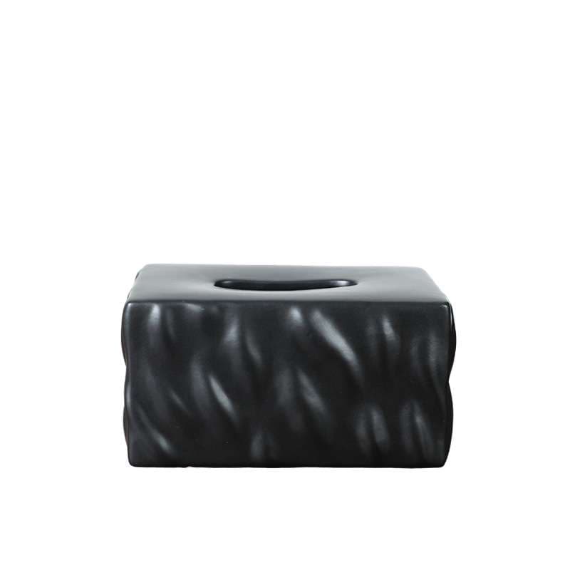 ティッシュケース しわ加工プラスチックティッシュボックス