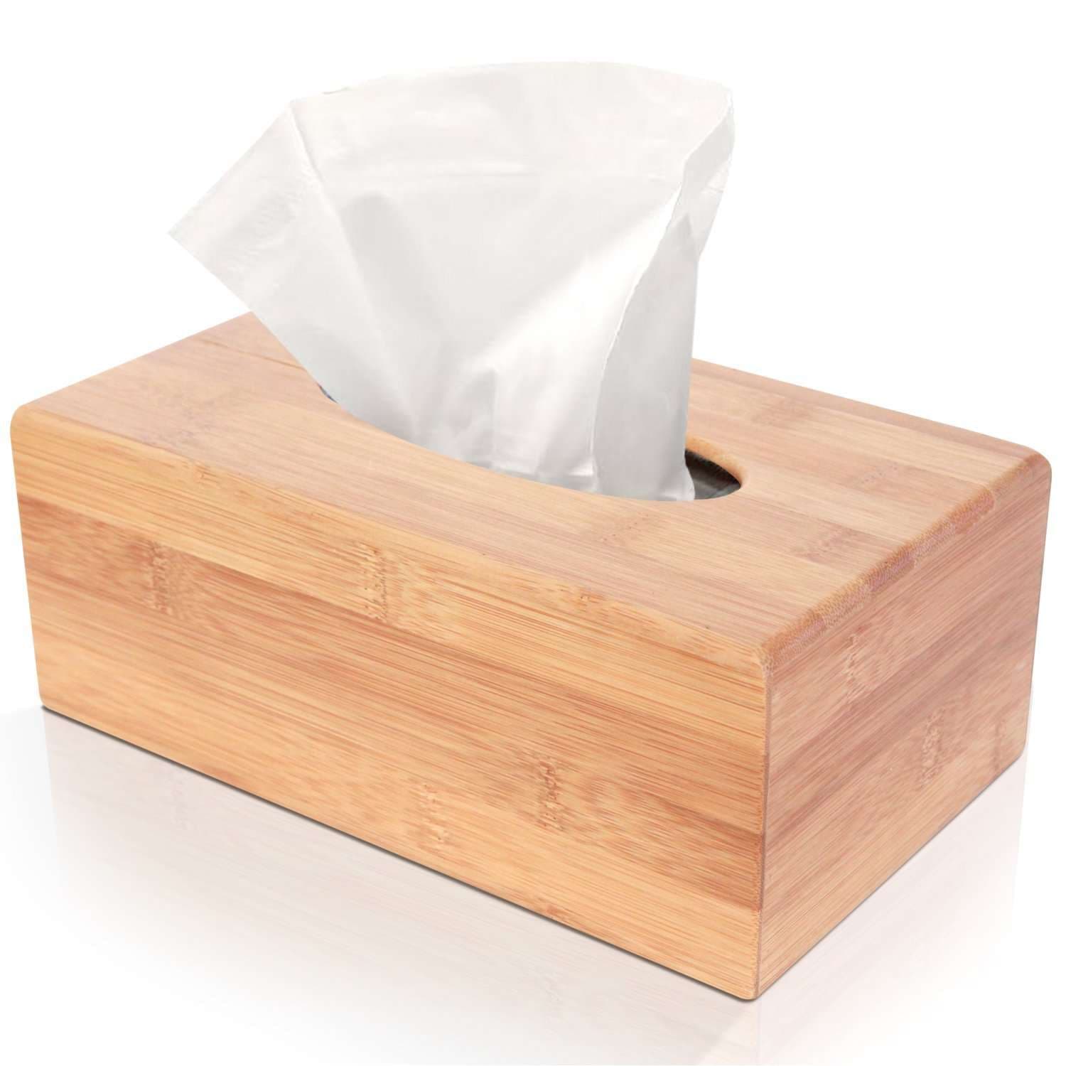 ティッシュケース 竹製ナチュラルティッシュボックス