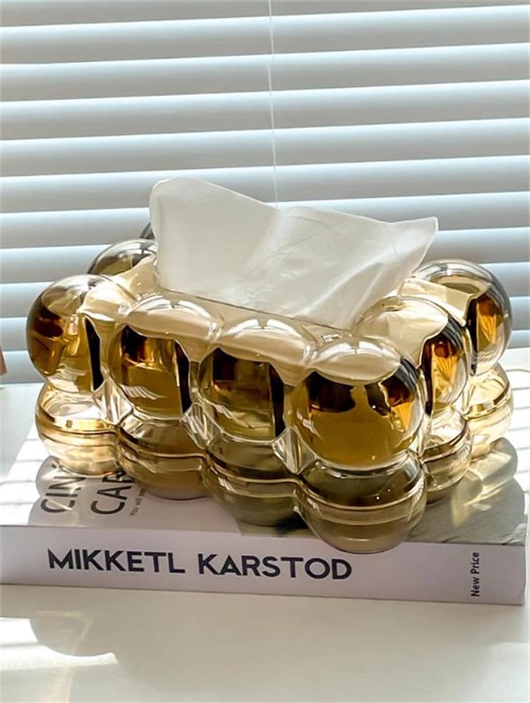 プラスチック製フェイスタオル収納ティッシュケース