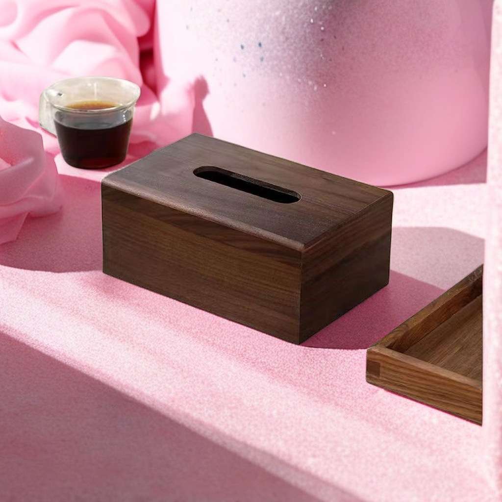 ティッシュケース おしゃれな木製ナチュラルティッシュボックス
