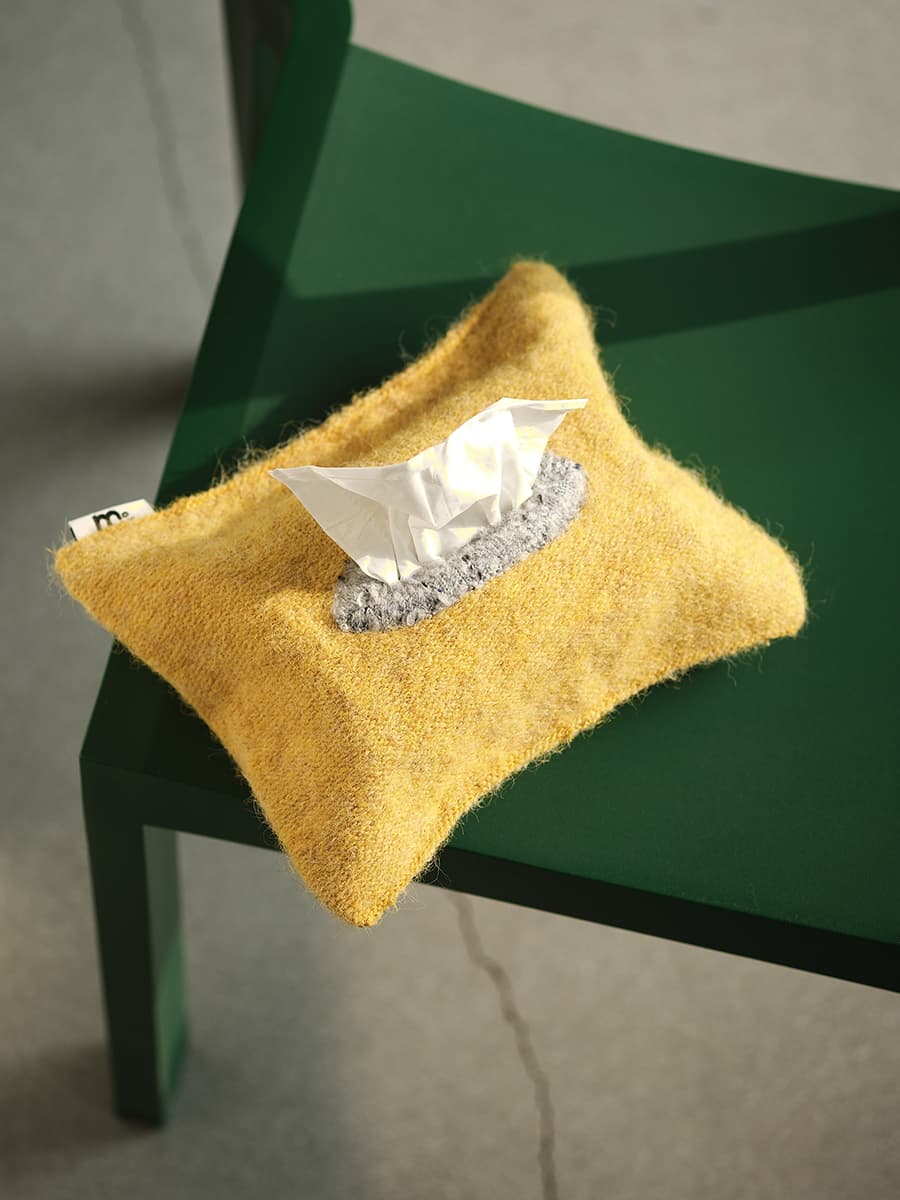 ティッシュケース ふわもこ布製ティッシュカバー