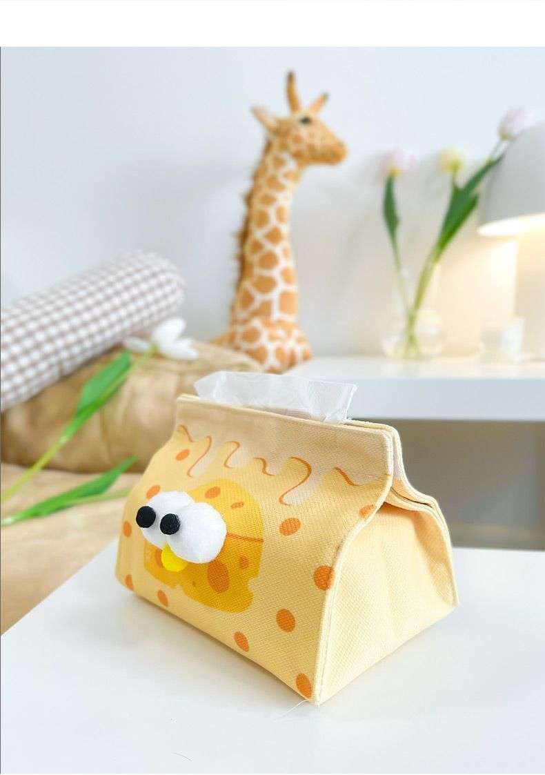 チーズモンスターのティッシュケース