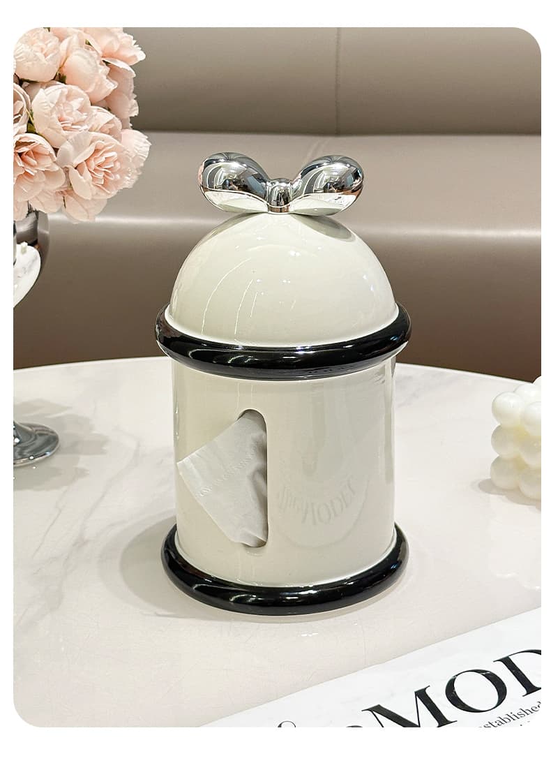 ティッシュケース りぼん ドーム ティッシュケース