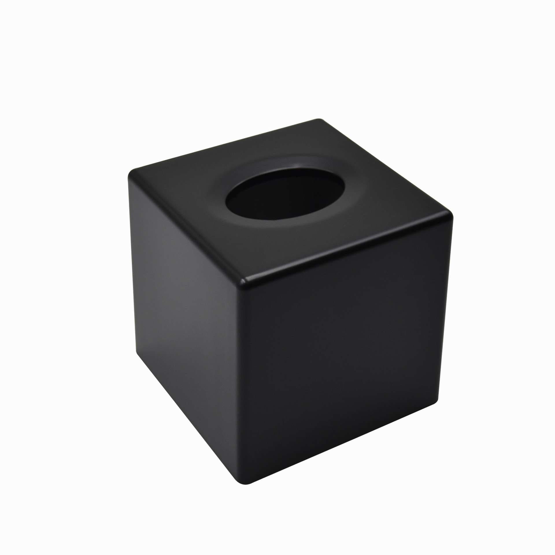 ティッシュケース　ステンレス製モダンキューブティッシュケース