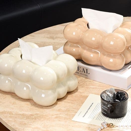 ティッシュケース 陶器 陶器ティッシュケース